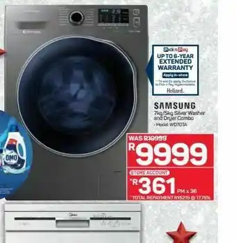 Pick n Pay Hypermarket Samsung washing machine offer