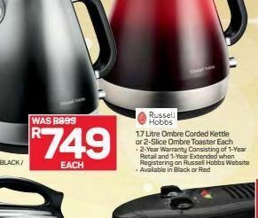 Pick n Pay Hypermarket Russell hobbs kettle offer