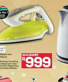 Pick n Pay Hypermarket Russell hobbs iron offer