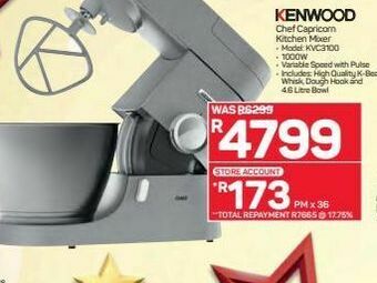 Pick n Pay Hypermarket Kenwood kitchen mixer offer