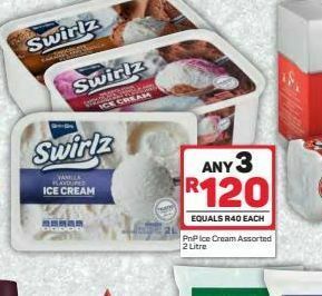 Pnp ice cream 3 offer at Pick n Pay Hypermarket