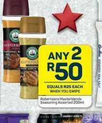 Pick n Pay Hypermarket Robertsons spice envelopes 2 offer
