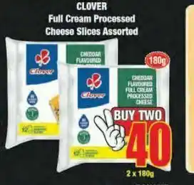 Boxer Clover cheddar / gouda cheese slices 2 offer