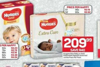 Pick n Pay Hypermarket Huggies disposable nappies offer