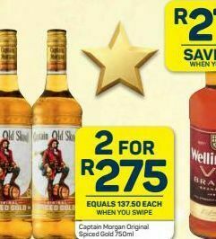 Pick n Pay Hypermarket Captain morgan rum 2 offer