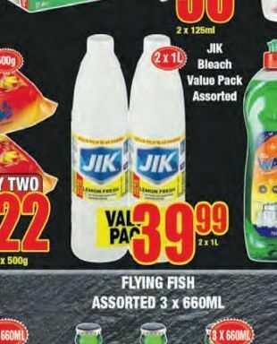 Boxer Jik bleach offer