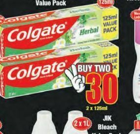 Boxer Colgate toothpaste 2 offer