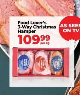 Food Lover's Market Food Lover’s 3-Way Christmas Hamper offer