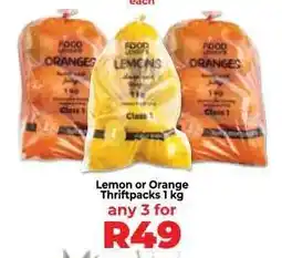 Food Lover's Market Lemon or Orange Thriftpacks 1 kg offer