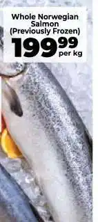 Food Lover's Market Whole Norwegian Salmon offer