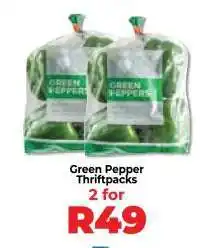 Food Lover's Market Green Pepper Thriftpacks offer