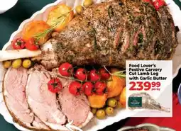 Food Lover's Market Food Lover's Festive Carvery Cut Lamb Leg with Garlic Butter offer
