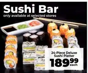 Food Lover's Market 24-Piece Deluxe Sushi Platter offer