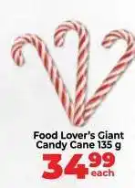 Food Lover's Market Food Lover's Giant Candy Cane 135 g offer