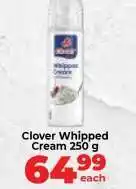 Food Lover's Market Clover Whipped Cream 250 g offer