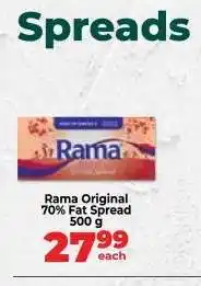 Food Lover's Market RAMA ORIGINAL 70% FAT SPREAD offer