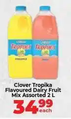 Food Lover's Market Clover Tropika Flavoured Dairy Fruit Mix Assorted 2 L offer