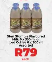 Food Lover's Market Steri Stumpie Flavoured Milk or Iced Coffee offer
