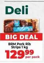 Food Lover's Market BRM Pork Rib Strips 1 kg offer