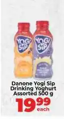 Food Lover's Market Danone Yogi Sip Drinking Yoghurt Assorted offer