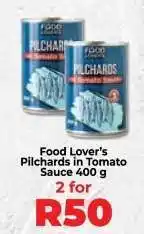 Food Lover's Market Food Lover's Pilchards in Tomato Sauce 400 g offer