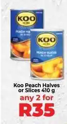 Food Lover's Market Koo Peach Halves or Slices 410 g offer