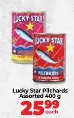 Food Lover's Market Lucky Star Pilchards Assorted 400 g offer