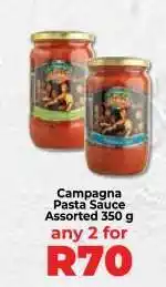 Food Lover's Market Campagna Pasta Sauce Assorted 350 g offer