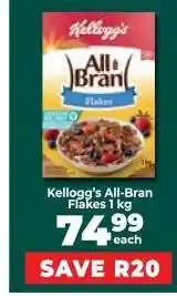 Food Lover's Market Kellogg's All Bran Flakes 1 kg offer