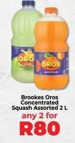Food Lover's Market Brookes Oros Concentrated Squash Assorted 2 L offer