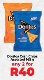 Food Lover's Market Doritos Corn Chips Assorted 145 g offer