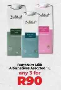 Food Lover's Market ButtaNutt Milk Alternatives Assorted 1 L offer