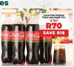 Food Lover's Market Coca-Cola Original Taste Less Sugar 1.5 L offer