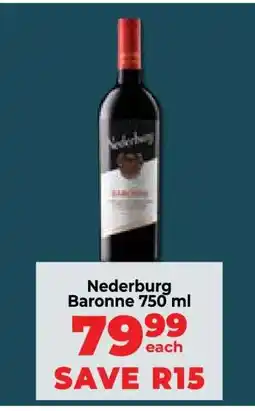 Food Lover's Market Nederburg Baronne 750 ml offer