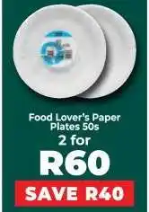 Food Lover's Market Food Lover’s Paper Plates 50s offer