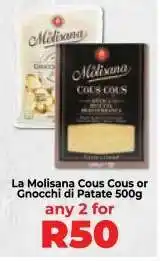 Food Lover's Market La Molisana Cous Cous or Gnocchi di Patate 500g offer