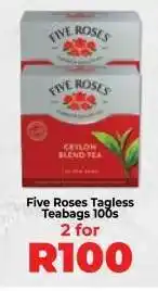 Food Lover's Market Five Roses Tagless Teabags 100s offer