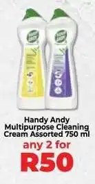 Food Lover's Market Handy Andy Multipurpose Cleaning Cream Assorted 750 ml offer