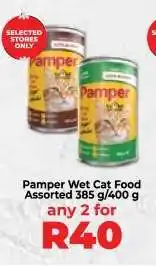 Food Lover's Market Pamper Wet Cat Food Assorted 385 g/400 g offer