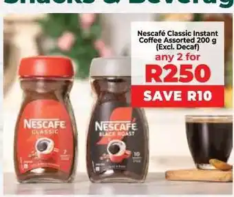 Food Lover's Market Nescafé Classic Instant Coffee Assorted 200 g (Excl. Decaf) offer