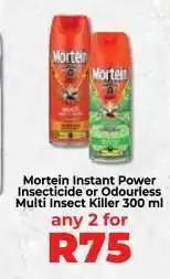 Food Lover's Market Mortein Instant Power Insecticide or Odourless Multi Insect Killer 300 ml offer