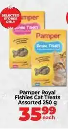 Food Lover's Market Pamper Royal Fishies Cat Treats Assorted 250 g offer