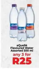 Food Lover's Market aQuellé Flavoured Water Assorted 500 ml offer