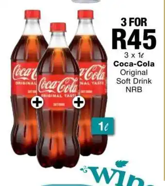 Checkers Coca-Cola Original Soft Drink NRB offer
