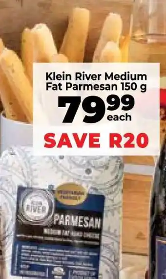 Food Lover's Market Klein River Medium Fat Parmesan 150 g offer