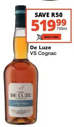 Checkers De Luze VS Cognac offer