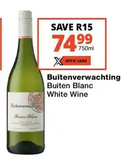 Checkers Buitenverwagting Buiten Blanc White Wine offer