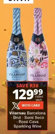 Checkers Vilarnau Barcelona Cava offer