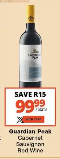 Checkers Guardian Peak Cabernet Sauvignon Red Wine offer