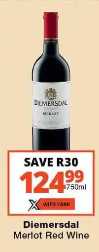 Checkers Diemersdal Merlot Red Wine offer